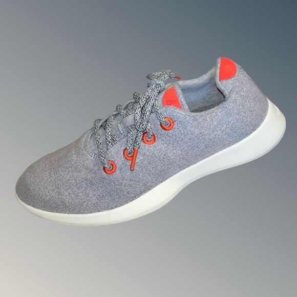 Women's allbirds Gray Wool Runners Sneakers Size 10 - Picture 7 of 7
